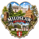 Magnes pamiątkowy Miłosław