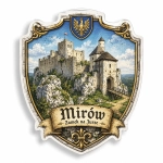 Magnes pamiątkowy z motywem Mirów