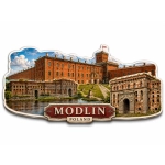 Magnes pamiątkowy Modlin z motywem zamku