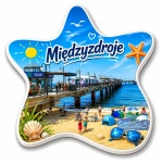 Pamiątkowy magnes z motywem Molo w Międzyzdrojach