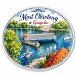 Magnes pamiątkowy Most Obrotowy w Giżycku