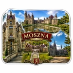 Magnes pamiątkowy z motywem Zamku Moszna