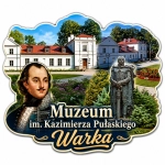Pamiątkowy magnes Muzeum im. Kazimierza Pułaskiego w Warce