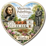 Magnes pamiątkowy Muzeum im. Kazimierza Pułaskiego w Warce