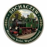 Magnes pamiątkowy Muzeum Kolei Wąskotorowej w Sochaczewie
