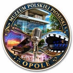 Pamiątkowy magnes Muzeum Polskiej Piosenki w Opolu