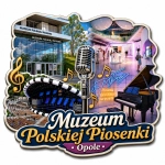 Magnes pamiątkowy Muzeum Polskiej Piosenki w Opolu