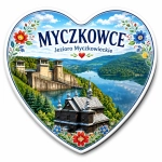 Magnes pamiątkowy Myczkowce