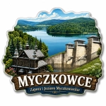 Magnes pamiątkowy Myczkowce
