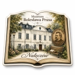 Pamiątkowy magnes z motywem Muzeum Bolesława Prusa w Nałęczowie