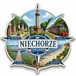 Magnes Niechorze – pamiątka turystyczna z motywem Niechorza