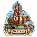 Pamiątkowy magnes Nieszawa z widokiem zamku