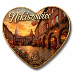 Magnes Nikiszowiec z widokiem na ulicę z kamienicami