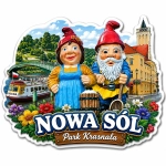 Magnes pamiątkowy Park Krasnala w Nowej Soli