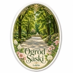 Pamiątkowy magnes Ogród Saski w Lublinie