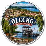 Magnes pamiątkowy Olecko