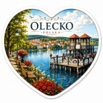 Magnes pamiątkowy Olecko