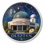 Magnes pamiątkowy Planetarium w Olsztynie