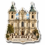Pamiątkowy magnes z motywem Opactwa Cystersów w Paradyżu