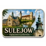 Pamiątkowy magnes z motywem Opactwa Cystersów w Sulejowie