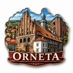 Magnes pamiątkowy Orneta