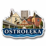 Magnes Ostrołęka z motywem zabytków