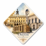 Magnes pamiątkowy z motywem architektury Ostrowa Wielkopolskiego