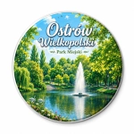 Magnes pamiątkowy Park Miejski w Ostrowie Wielkopolskim