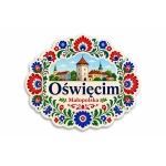 Magnes pamiątkowy Oświęcim z motywem zamku