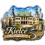 Magnes pamiątkowy przedstawiający Pałac Biskupów Krakowskich w Kielcach