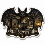 Magnes Pętla Boryszyńska z motywem tunelu podziemnego