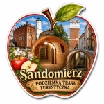 Magnes pamiątkowy Podziemna Trasa Turystyczna w Sandomierzu