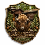 Magnes pamiątkowy Pokazowa Zagroda Żubrów w Pszczynie