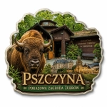 Magnes pamiątkowy Pokazowa Zagroda Żubrów w Pszczynie