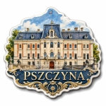 Magnes pamiątkowy z pałacem w Pszczynie