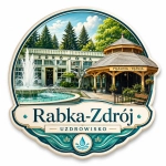 Magnes pamiątkowy Rabka-Zdrój Uzdrowisko