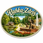 Magnes pamiątkowy Rabka-Zdrój Park Zdrojowy