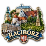 Magnes turystyczny Racibórz z motywem herbowym