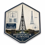 Magnes pamiątkowy Radiostacja Gliwicka 111 m