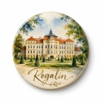 Magnes pamiątkowy z pałacem w Rogalinie