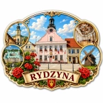 Magnes turystyczny z motywem Rydzyny