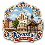 Magnes pamiątkowy Rynek w Rzeszowie