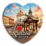 Magnes turystyczny z motywem Rynku w Rzeszowie