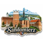 Magnes turystyczny z motywem Sandomierza