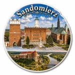 Magnes Sandomierz z panoramą miasta