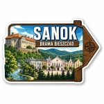 Magnes pamiątkowy Sanok
