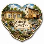 Magnes pamiątkowy Skansen Rzeki Pilicy
