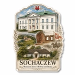 Pamiątkowy magnes Sochaczew z motywem Muzeum Ziemi i Bitwy nad Bzurą