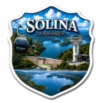 Magnes pamiątkowy Solina