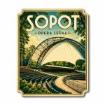 Magnes pamiątkowy Sopot